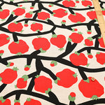 C/L Canvas Print Fabric - Pomegranate - nomura tailor