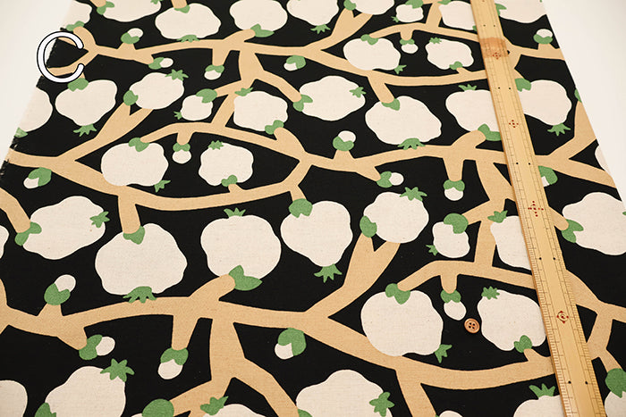 C/L Canvas Print Fabric - Pomegranate - nomura tailor