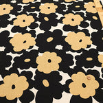 C/L Canvas Print Fabric - Marmalade - nomura tailor