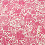 C/L Canvas Printed Fabric - Scandinavian Flower - nomura tailor