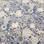 C/L Canvas Printed Fabric - Scandinavian Flower - nomura tailor