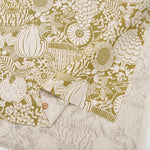 C/L Canvas Printed Fabric - Scandinavian Flower - nomura tailor