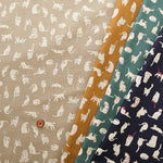 Cotton 30 Viyella Print Fabric - Cat - nomura tailor