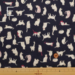 Cotton 30 Viyella Print Fabric - Cat - nomura tailor