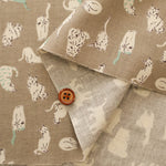 Cotton 30 Viyella Print Fabric - Cat - nomura tailor