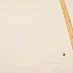 Cotton 40 Broad Embroidered Fabric - tocorocomugi: Wheat Forest, Cats and Wreaths - nomura tailor