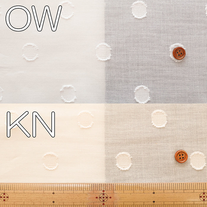 Cotton Snow Dot Fabric - nomura tailor