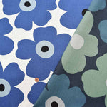 C/L Canvas Printed Fabric - Flower - nomura tailor