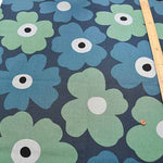 C/L Canvas Printed Fabric - Flower - nomura tailor