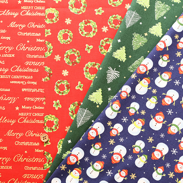 Cotton Scare Printed Fabric - Christmas 1 - nomura tailor