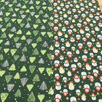 Cotton Scare Printed Fabric - Christmas 1 - nomura tailor