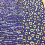 Cotton Scare Printed Fabric - Christmas 1 - nomura tailor