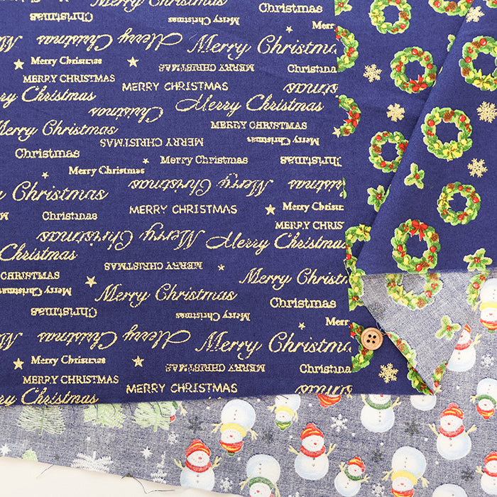 Cotton Scare Printed Fabric - Christmas 1 - nomura tailor