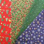 Cotton Scare  Printed Fabric - Christmas  2 - nomura tailor