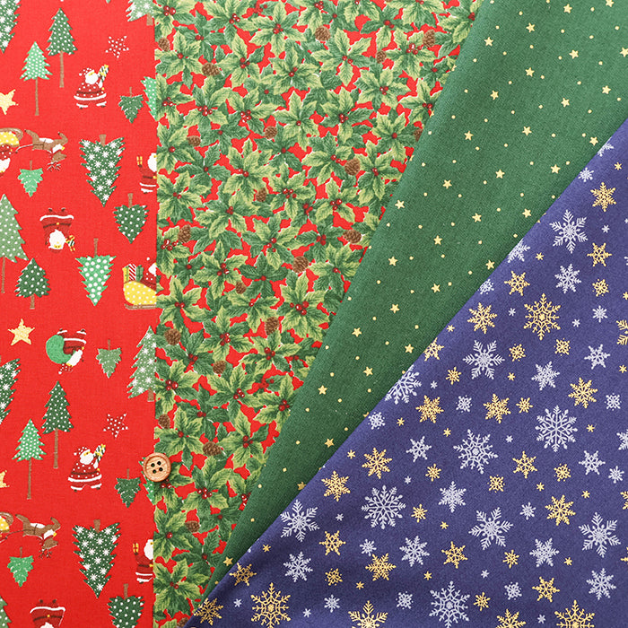 Cotton Scare  Printed Fabric - Christmas  2 - nomura tailor