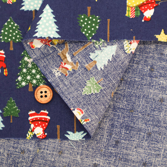 Cotton Scare  Printed Fabric - Christmas  2 - nomura tailor