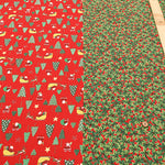 Cotton Scare  Printed Fabric - Christmas  2 - nomura tailor