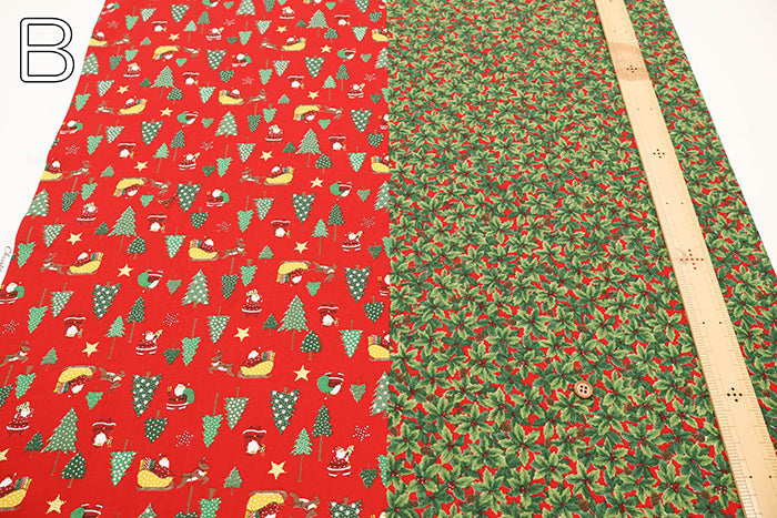 Cotton Scare  Printed Fabric - Christmas  2 - nomura tailor