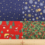 Cotton Scare  Printed Fabric - Christmas  2 - nomura tailor