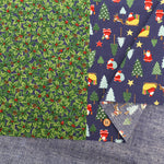 Cotton Scare  Printed Fabric - Christmas  2 - nomura tailor