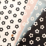 Cotton Oxford Laminated Fabric - <Matte> Margaret × Daisy - nomura tailor