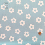 Cotton Oxford Laminated Fabric - <Matte> Margaret × Daisy - nomura tailor