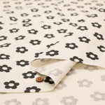 Cotton Oxford Laminated Fabric - <Matte> Margaret × Daisy - nomura tailor