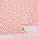 Cotton Double Gauze Printed Fabric - Baby Strawberry - nomura tailor