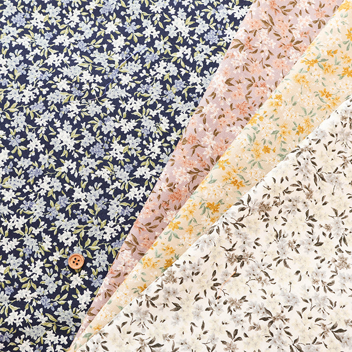 Unbleached Cotton Scare Printed Fabric - Daphne - nomura tailor