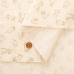 Cotton Soft Touch Double Gauze Print Fabric - Cat - nomura tailor
