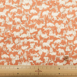 Cotton Double Gauze Print Fabric - Safari - nomura tailor