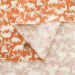 Cotton Double Gauze Print Fabric - Safari - nomura tailor