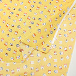 Cotton Muslin Fabric - Cat's Playground - Stylish Cat - nomura tailor