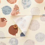 Cotton Oxford Fabric - Ammonite Cats - nomura tailor
