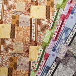 Cotton Scare Printed Fabric - Fuwari Patch - nomura tailor