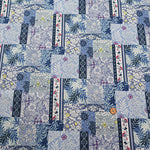 Cotton Scare Printed Fabric - Fuwari Patch - nomura tailor