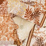 Cotton Scare Printed Fabric - Fuwari Patch - nomura tailor