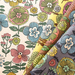 C/L Canvas Print Fabric - FUWARI Nordic-Style Print - nomura tailor
