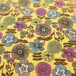 C/L Canvas Print Fabric - FUWARI Nordic-Style Print - nomura tailor