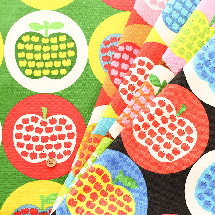 Cotton Oxford Fabric - Apple in Apple - nomura tailor