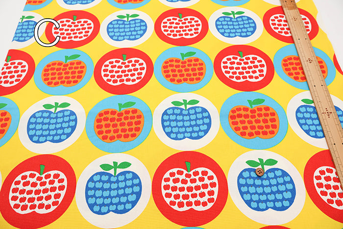 Cotton Oxford Fabric - Apple in Apple - nomura tailor