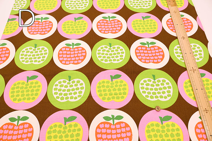 Cotton Oxford Fabric - Apple in Apple - nomura tailor