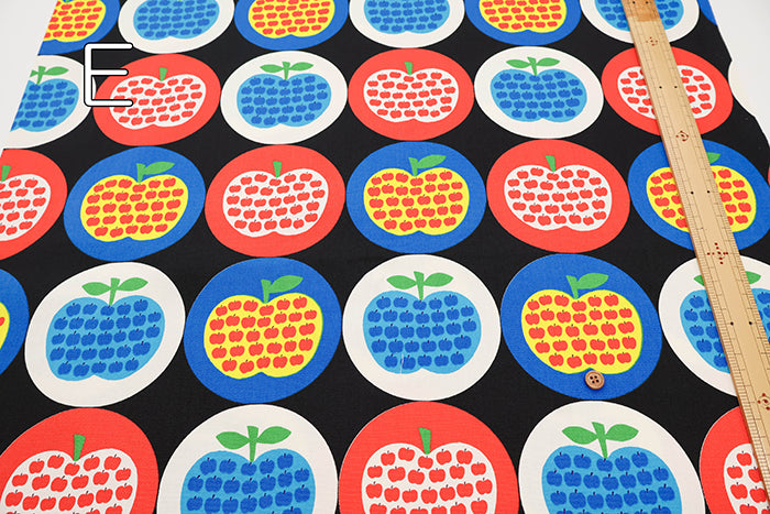 Cotton Oxford Fabric - Apple in Apple - nomura tailor
