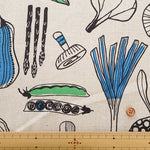 C/L Muslin printed Fabric Mattina - Mattina Vegetable - nomura tailor