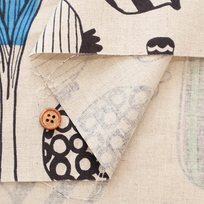 C/L Muslin printed Fabric Mattina - Mattina Vegetable - nomura tailor