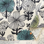 C/L Muslin printed Fabric Mattina - Flower - nomura tailor