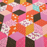 USA Cotton RUBY STAR SOCIETY OOH LUCKY LUCKY TUMBLING BLOCKS - nomura tailor