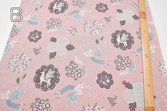 C/L muslin Print Fabric - Sanae Sugimoto "Garden - nomura tailor