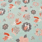 C/L muslin Print Fabric - Sanae Sugimoto "Garden - nomura tailor