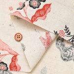 C/L muslin Print Fabric - Sanae Sugimoto "Garden - nomura tailor